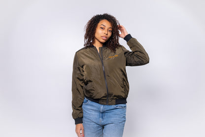 KHAKI-BOMBER FÜR DAMEN