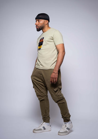 Unisex-T-Shirt in Khaki