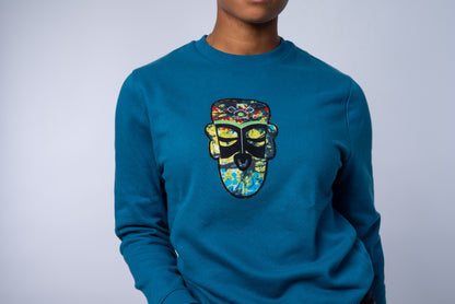 BLAUES SWEATSHIRT 