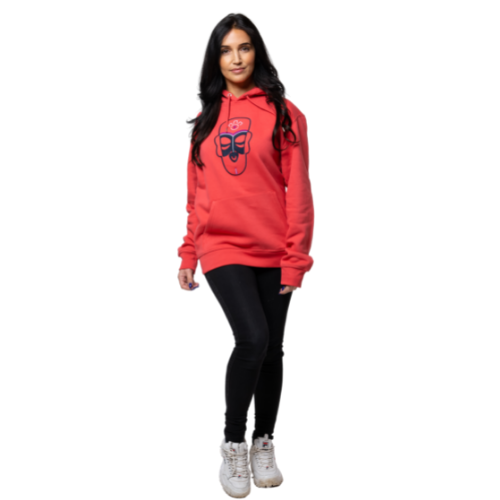 SWEAT-SHIRT A CAPUCHE RED