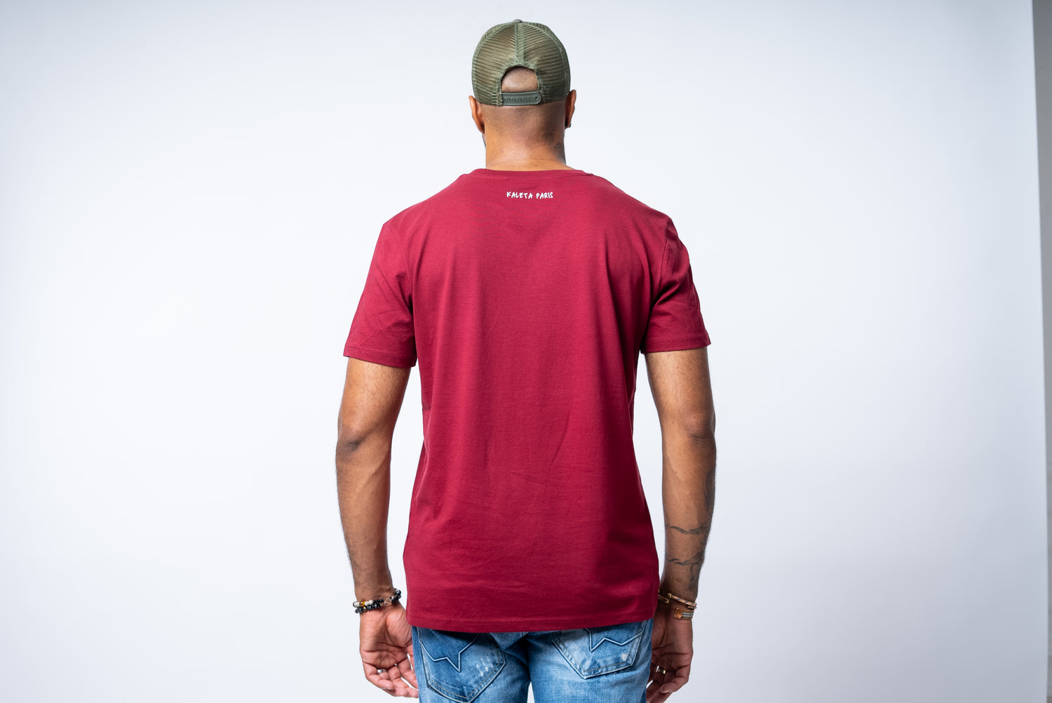 Unisex-T-Shirt in Bordeaux