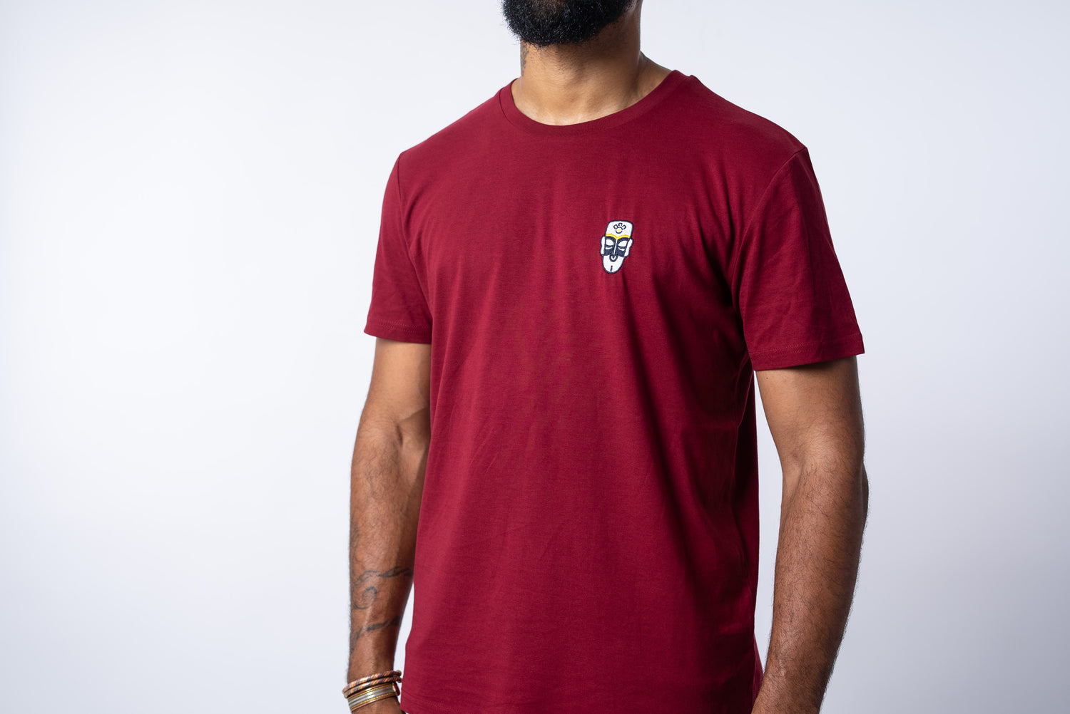 T-SHIRT BORDEAUX UNISEXE